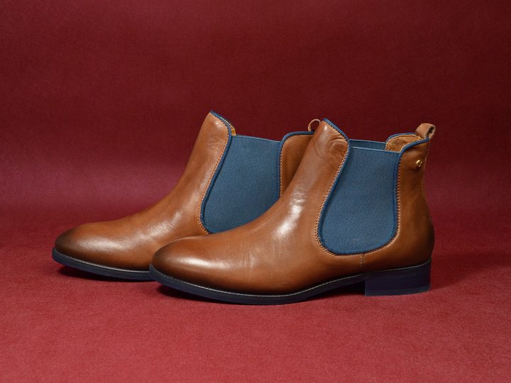 Pikolinos hnedo-modré chelsea členkové topánky Royal W4D-8637ST