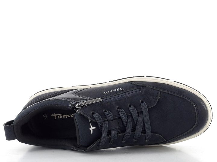 Tamaris tenisky se zipem navy 1-23752-45