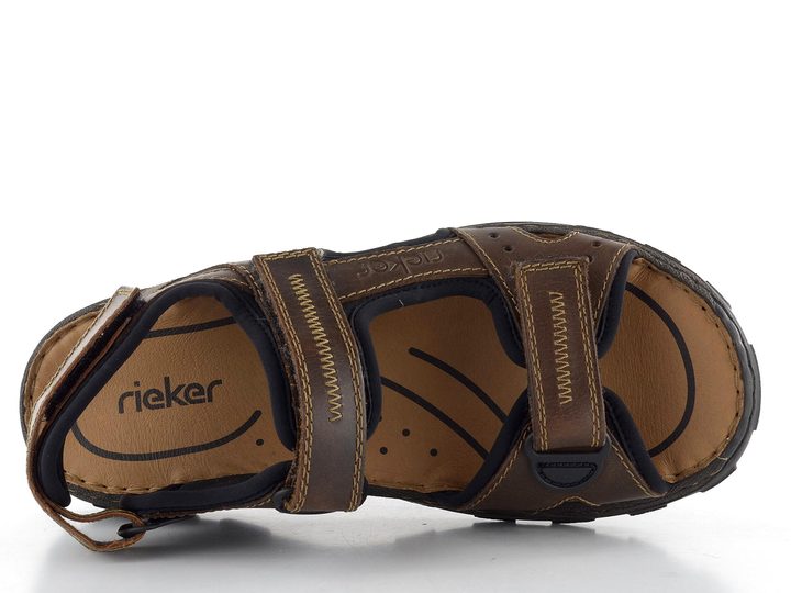Rieker pánske sandále hnedé 26061-25