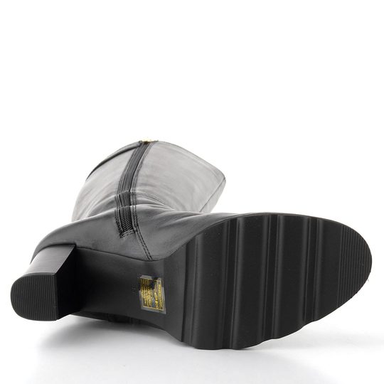 Regarde kozačky na podpatku Patricia-95 black