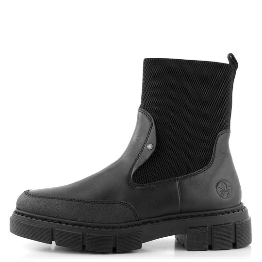 Rieker dámský kotník s pružným lemem černý M3872-00