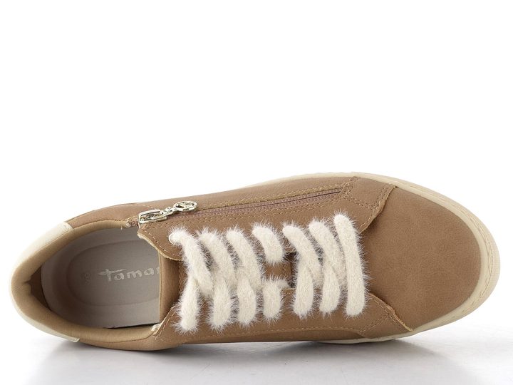 Tamaris tenisky na platformě camel 1-23313-41