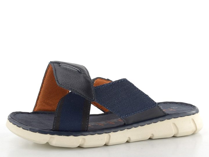 Bugatti pánské křížené pantofle tmavě modré 321-AK084-1069