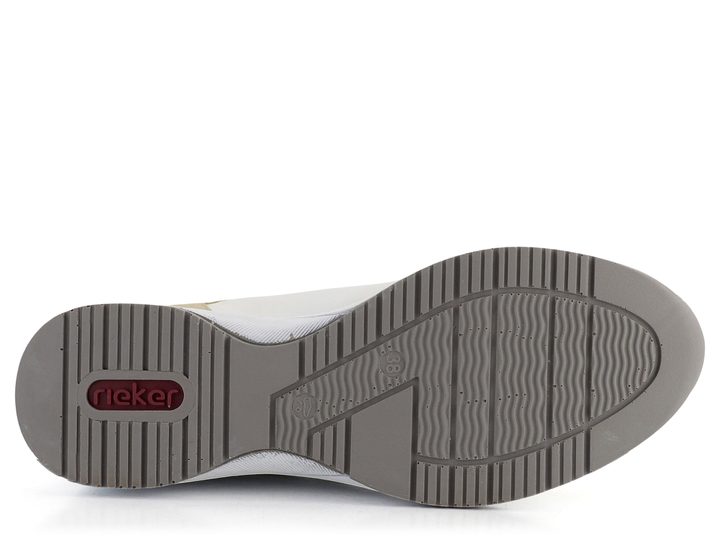 Rieker tenisky na kline biele/béžové N4324-80