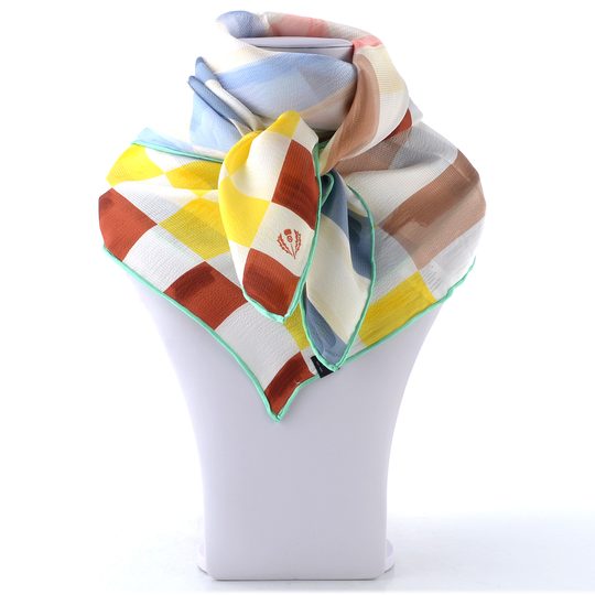 Fraas hedvábný šátek modrý/barevný 632036-524