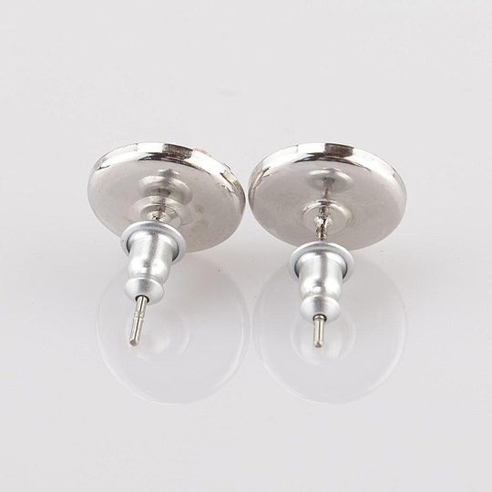 Náušnice Swarovski Elements kombinované Jet Peach