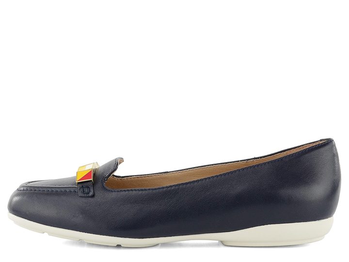 Geox kožené baleríny Annytah navy D027NB00085