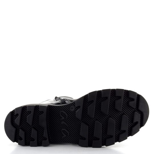 Ara dámský lakovaný kotník se středovým zipem Manchester Schwarz 12-59106-10