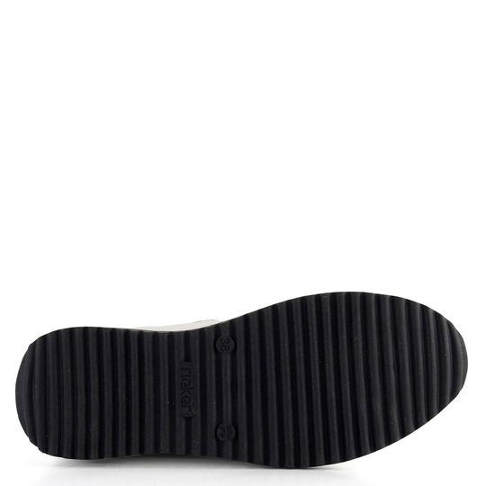 Rieker plátěné tenisky na platformě bílé 90012-80