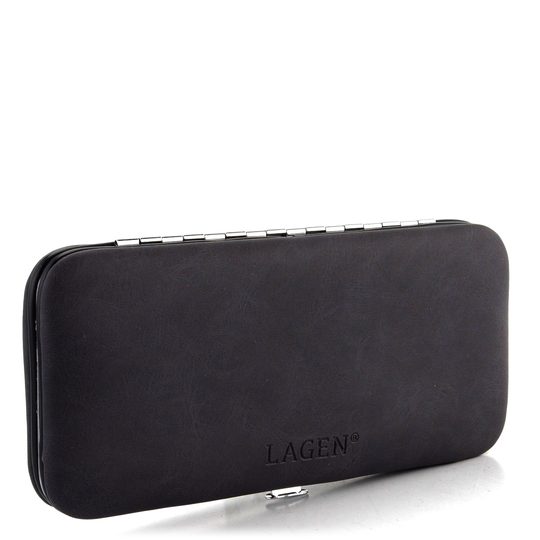 Manikúra s kvalitními nástroji a kovovým rámečkem černá 70098