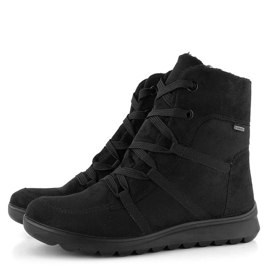 Ara širšia textilná členková obuv s membránou  Schwarz Toronto 12-40409-01