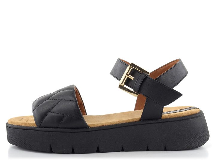 Geox sandále na platforme Dandra Black D35SCC08554C9999