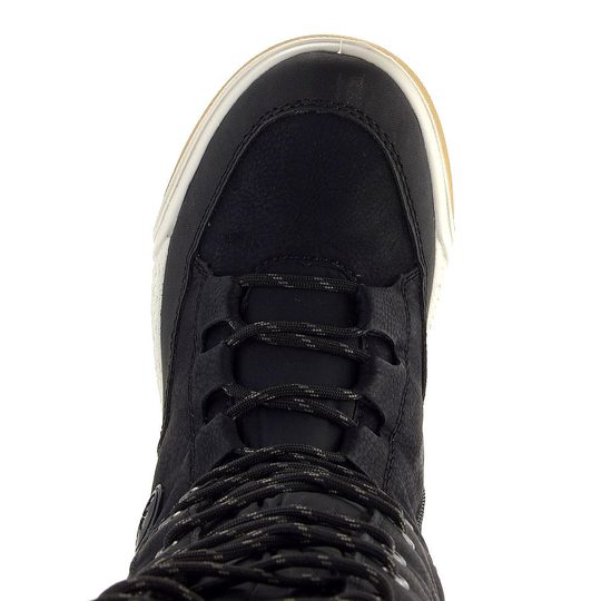 Rieker šnurovacie čižmy s membránou čierne Y4760-00