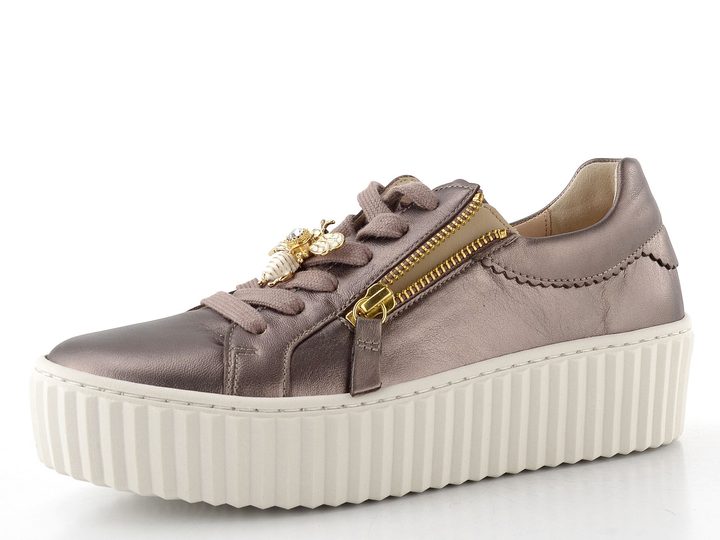 Gabor tenisky na platformě metalické růžové 73.201.60