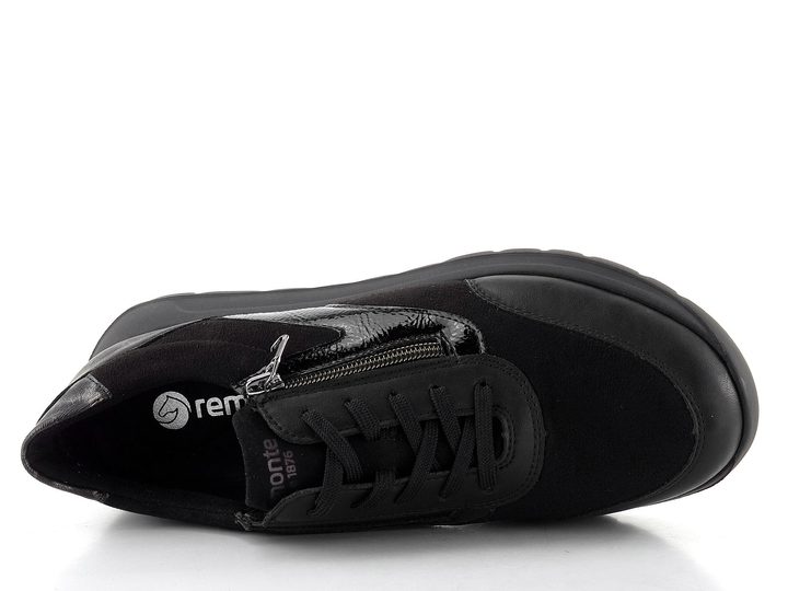 Remonte černé tenisky se zipem D2V02-03