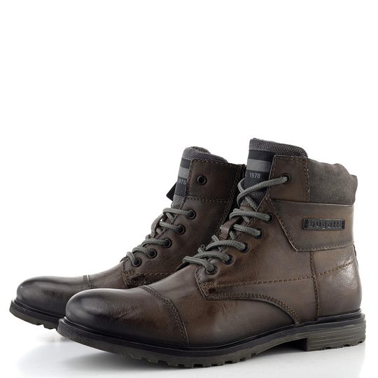 Bugatti pánský kotník černo-hnědý 325-A0U3F-3514