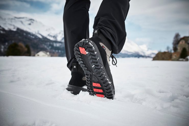 Rieker Revolution pánska členková obuv s membránou šedo-čierna U0174-42