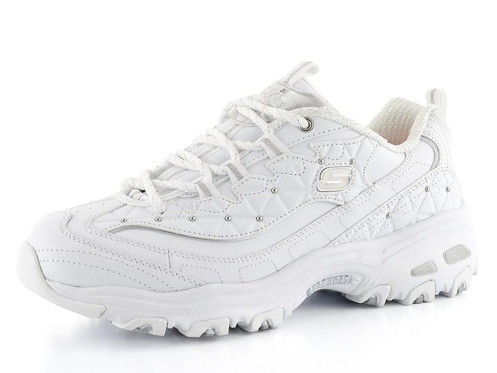 Skechers biele športové sneakers poltopánky 13087