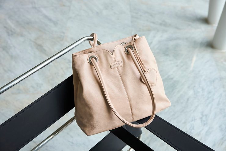 Rieker pudrová shopper kabelka přes rameno rosa H1021-31