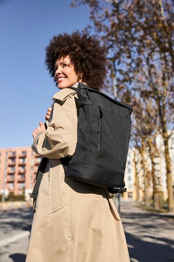 Rieker městský batoh zipový černý H5101-00