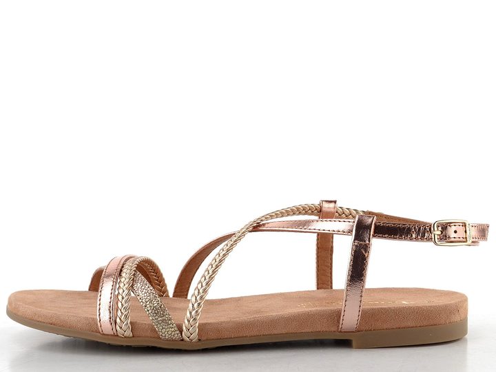 Tamaris páskové sandály rose combi 1-28130-46