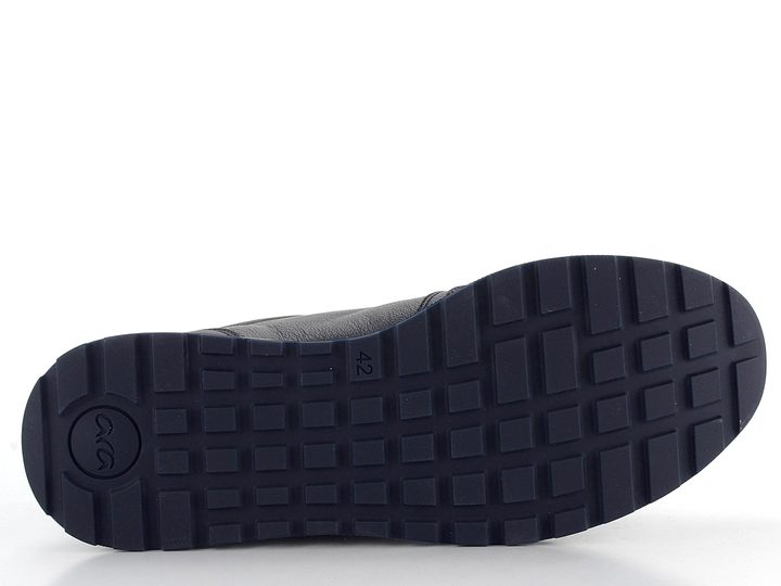 Ara širší pánské tenisky kožené Matteo Blau/Cognac 11-24501-12