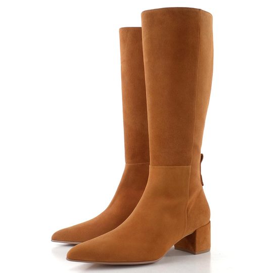 Högl semišové kozačky camel 0-104722-1100