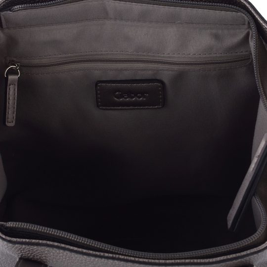 Gabor metalická shopper kabelka Elfie old silver 012032