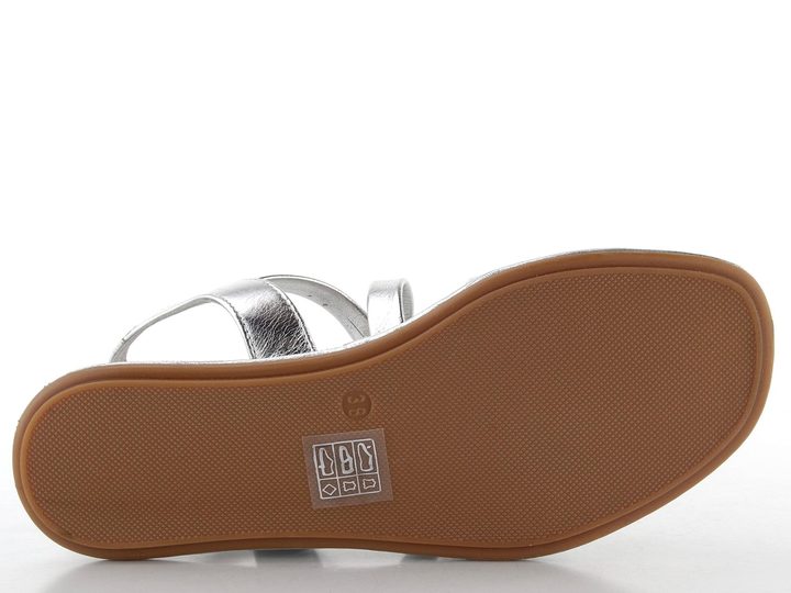 Wonders metalické sandály Silver AT-3402