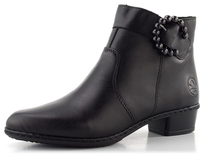 Rieker elegantní černý kotník Y0797-00