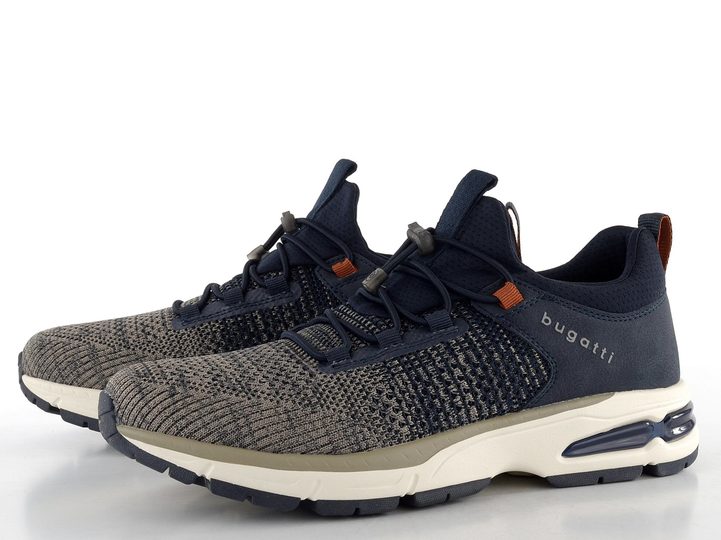Bugatti prozouvací pánské tenisky modro-šedé 321-AOX60-6969