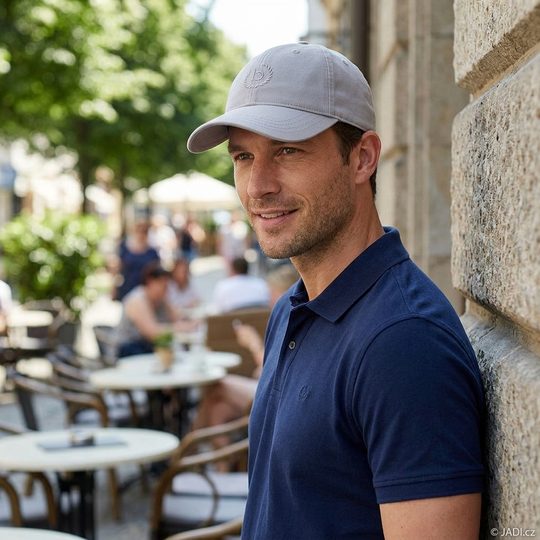 Bugatti pánská kšiltovka šedá 629208-910