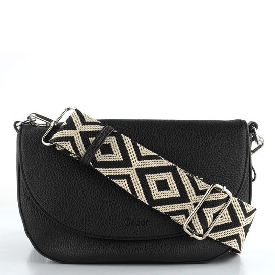 Gabor čierna klopová kabelka Linda 011666