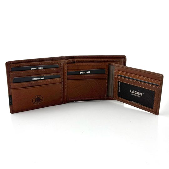 Lagen pánská peněženka cognac BX003 Z
