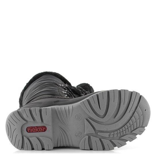 Rieker šnurovacie poločižmy s membránou čierne P9442-00