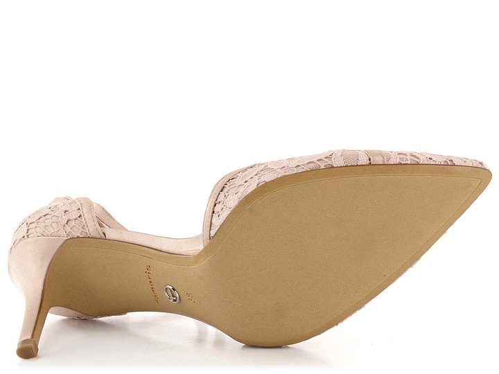 Tamaris lodičky s kotníkovým páskem Rose Macramee 1-24414-20