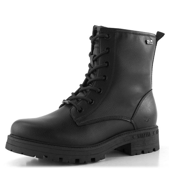 Mustang šněrovací kotník black 15M0042007