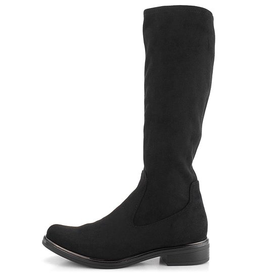 Caprice textilní kozačky Black Stretch 9-25512-41