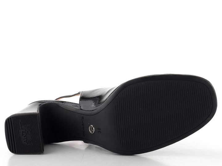 Tamaris lodičky s nártovým páskem a volnou patou černé 1-29601-46