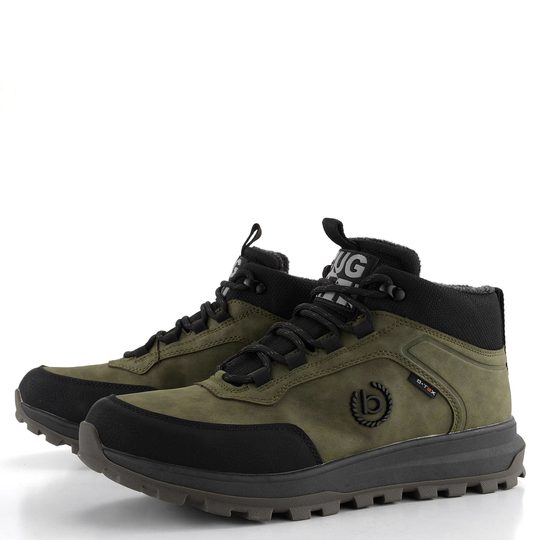 Bugatti pánský kotník na hrubé podešvi zelený 321-ANP31-5000