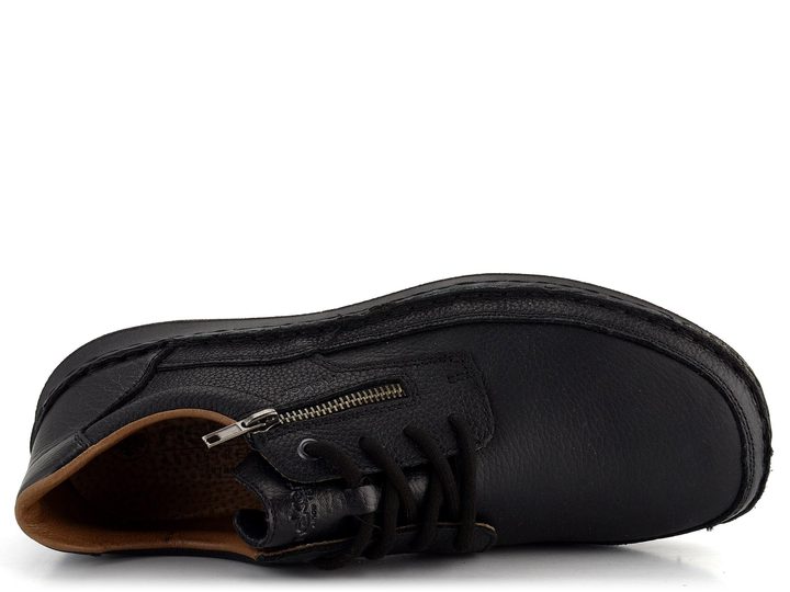 Rieker pánské polobotky s postranním zipem černé 03002-00