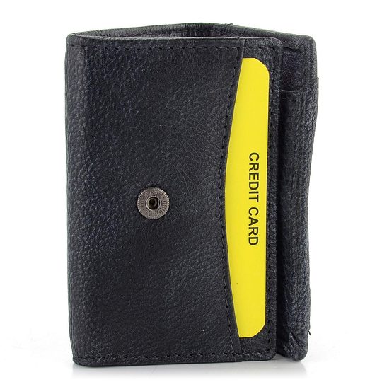 Kožená peněženka mini antracit W-2030/R