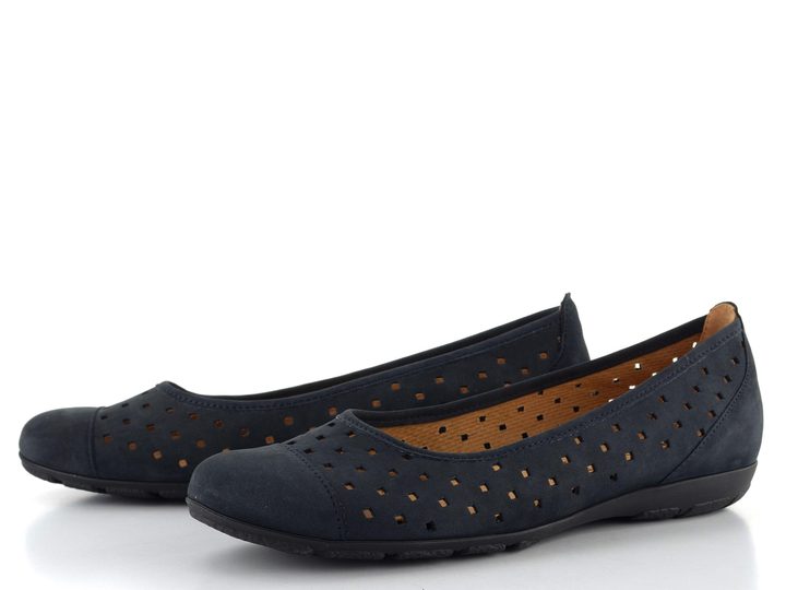 Gabor nubukové baleríny temně modré 84.169.16