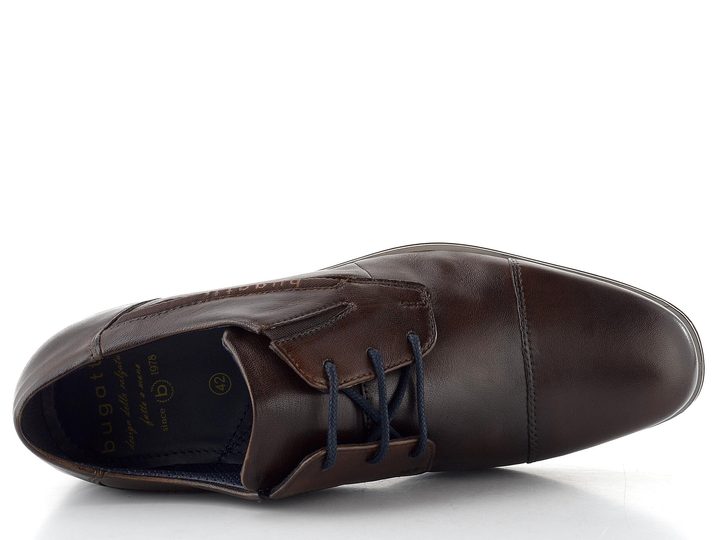 Bugatti hladké polobotky tmavě hnědé 313-A3S04-3000