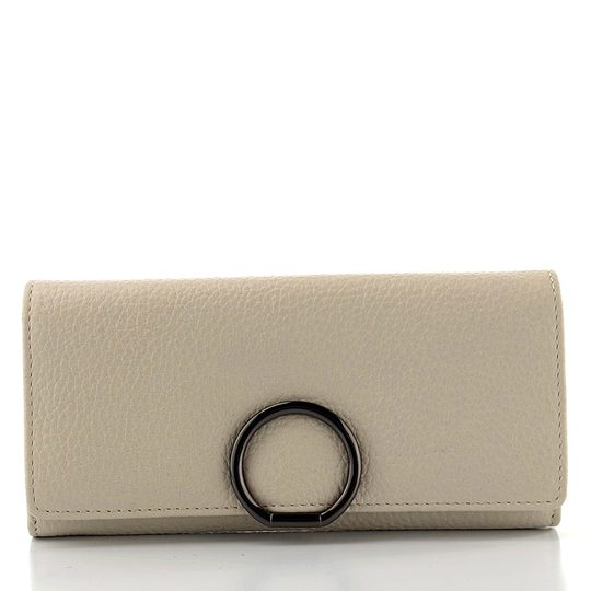 Kožená dámská peněženka velká off white BLC-6127-224