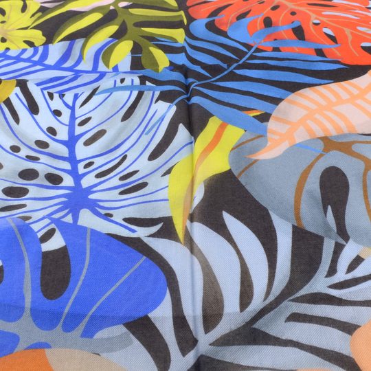 Fraas viskózový šál s barevným vzorem listí 645027-640