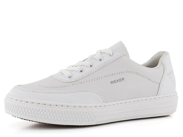 Rieker šněrovací bílé sneakers tenisky L5910-80