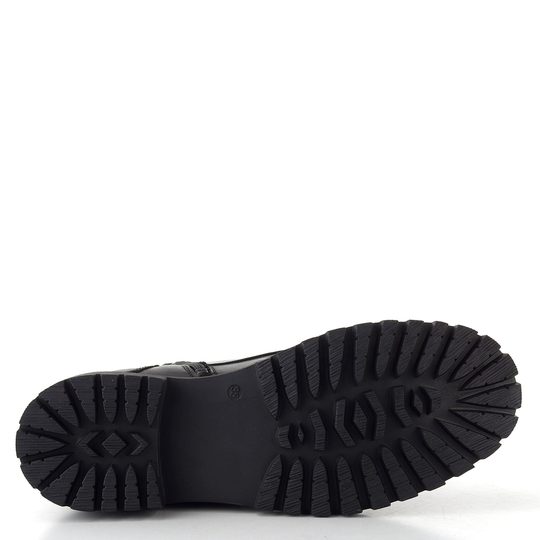 Creator šněrovací kotník se zipem Soft black IB 2576