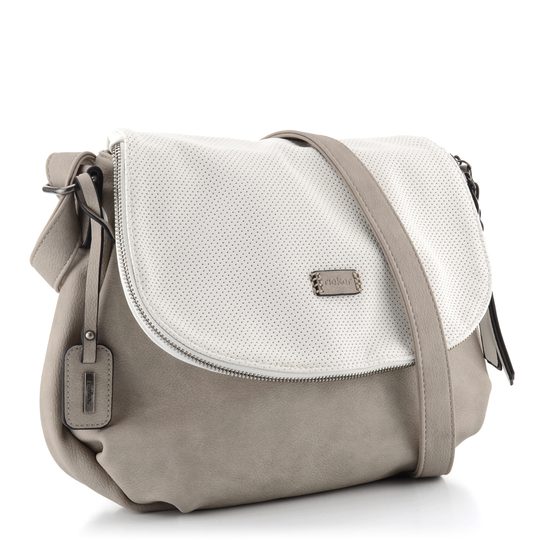 Rieker bielo-sivá crossbody kabelka H1117-62