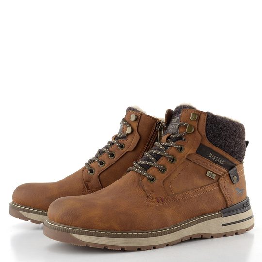 Mustang pánský šněrovací kotník cognac 15M0011001